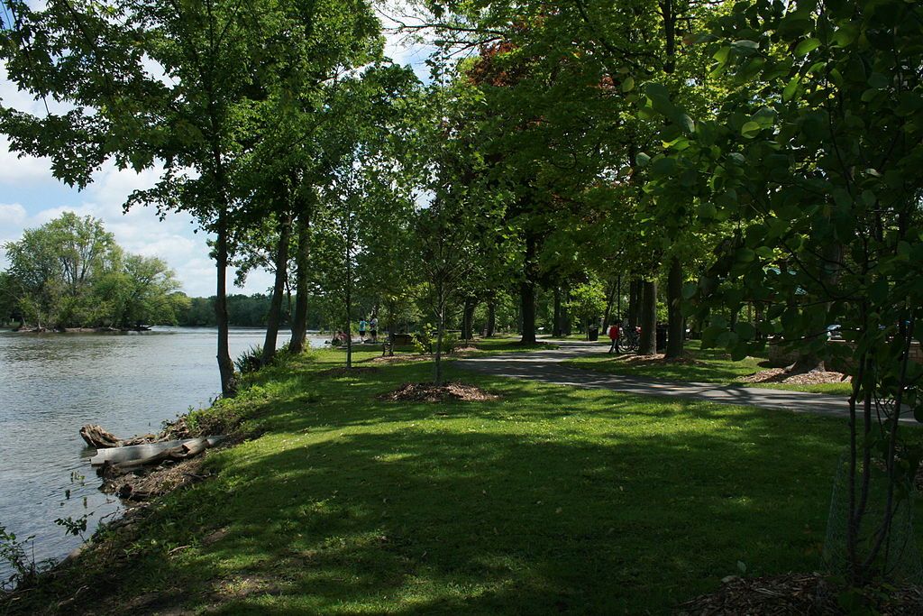 The grounds of Hudson Crossing Park