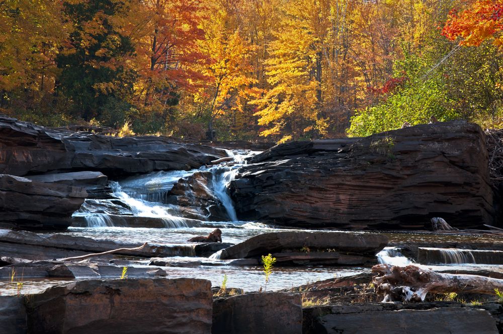 Cascades of Bonanza Falls