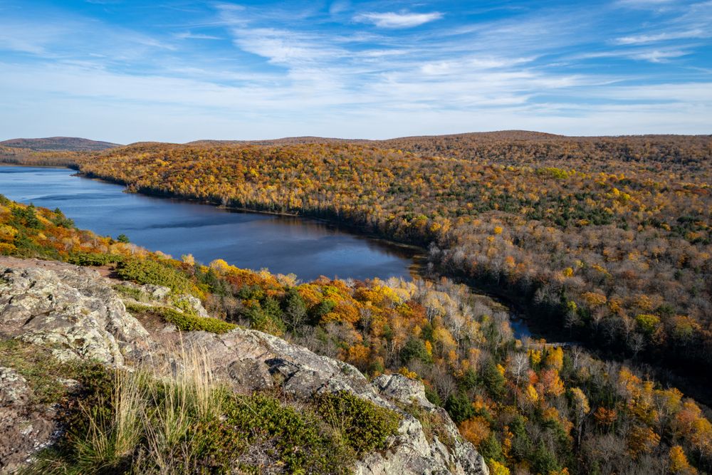 Scenic view from Porcupine Mountains Wilderness State Park