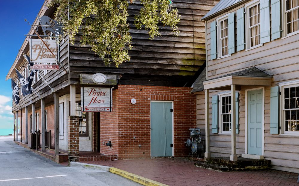 Outside view of The Pirates' House