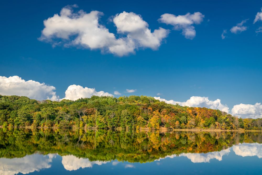 Little Falls Lake at Willow River State Park