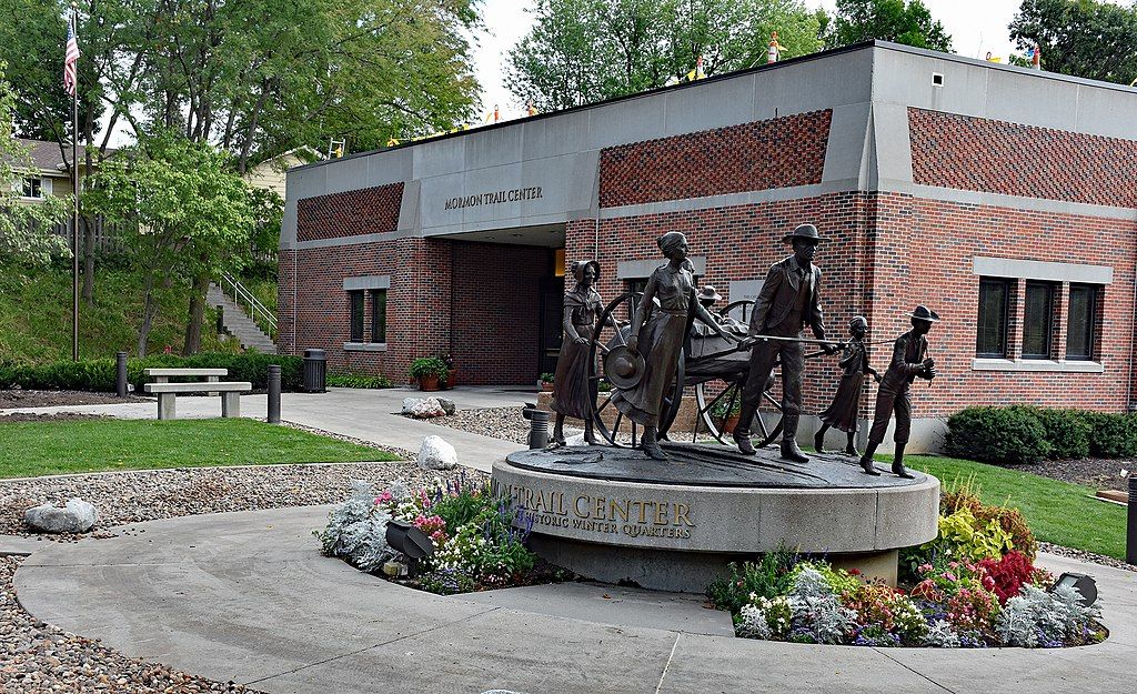 Exterior of Mormon Trail Center at Winter Quarters