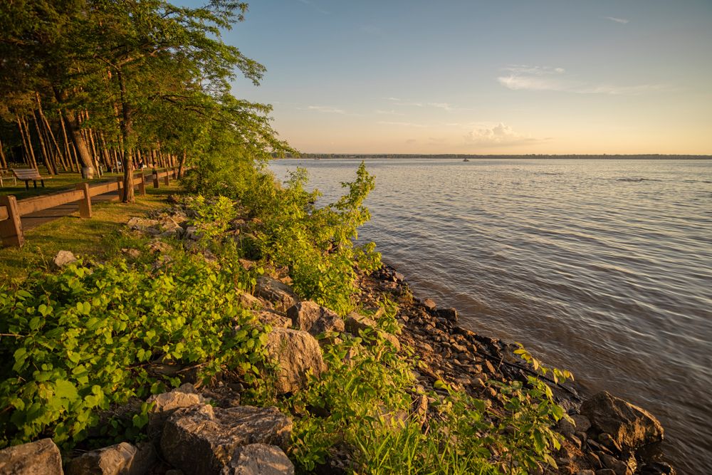 Oneida lake at Verona Beach State Park