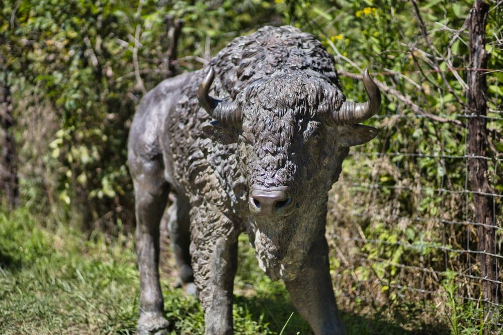Goat sculpture at Deanna Rose Children's Farmstead