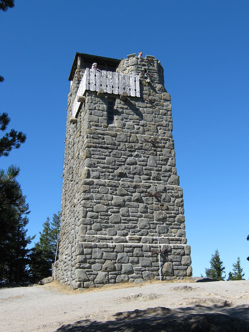 Stone tower of Mount Constitution