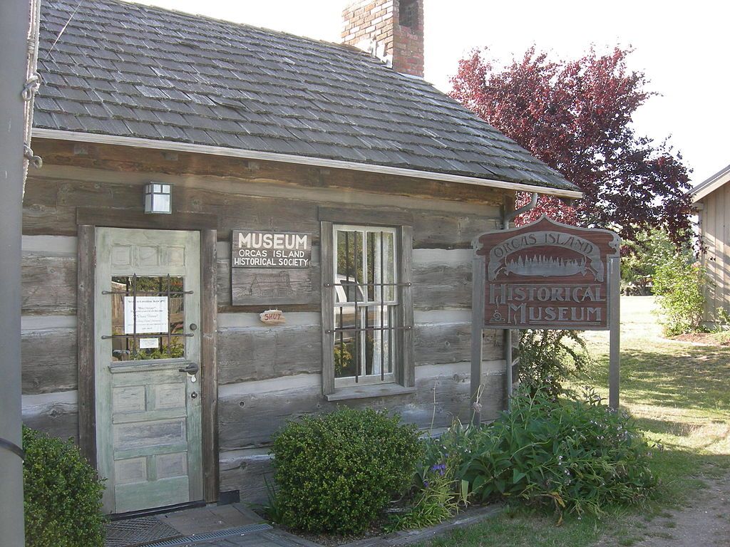 Entrance of The Orcas Island Historical Museum