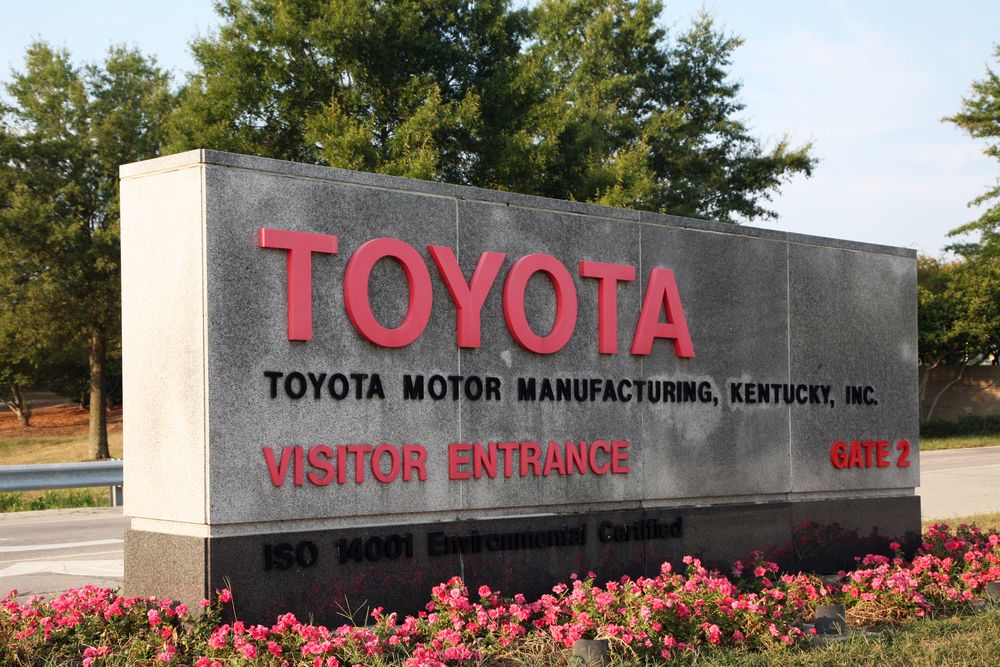 A Sign in Georgetown Assembly Plant