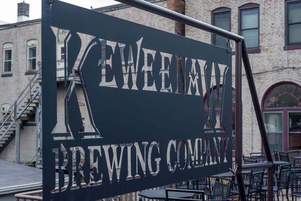 Sign of Keweenaw Brewing Company