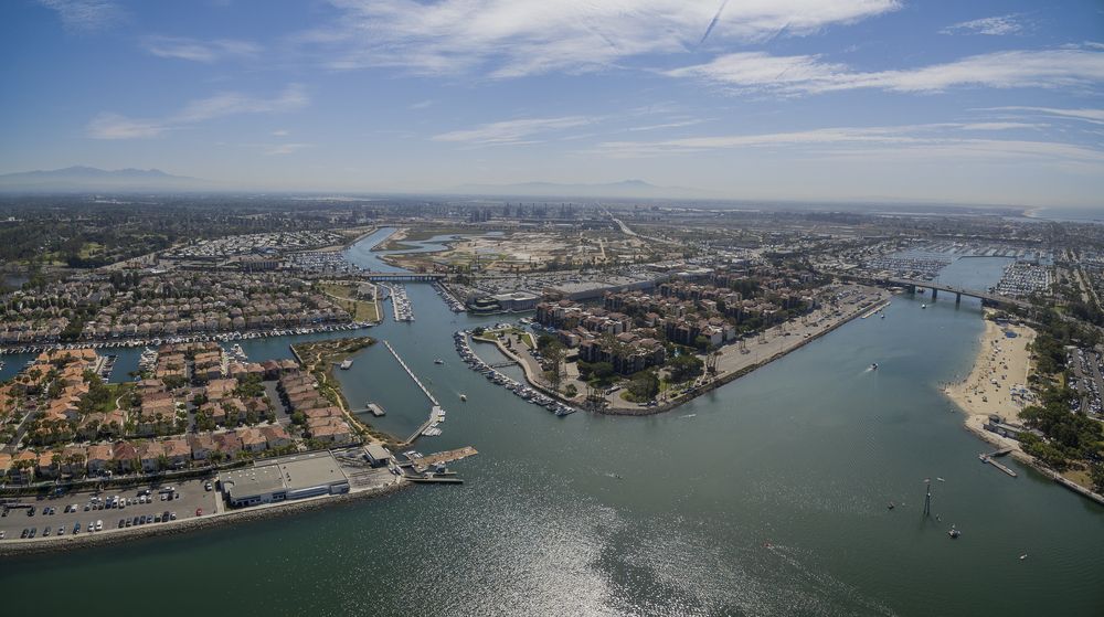 Aerial view of Marine Park (Mother’s Beach)