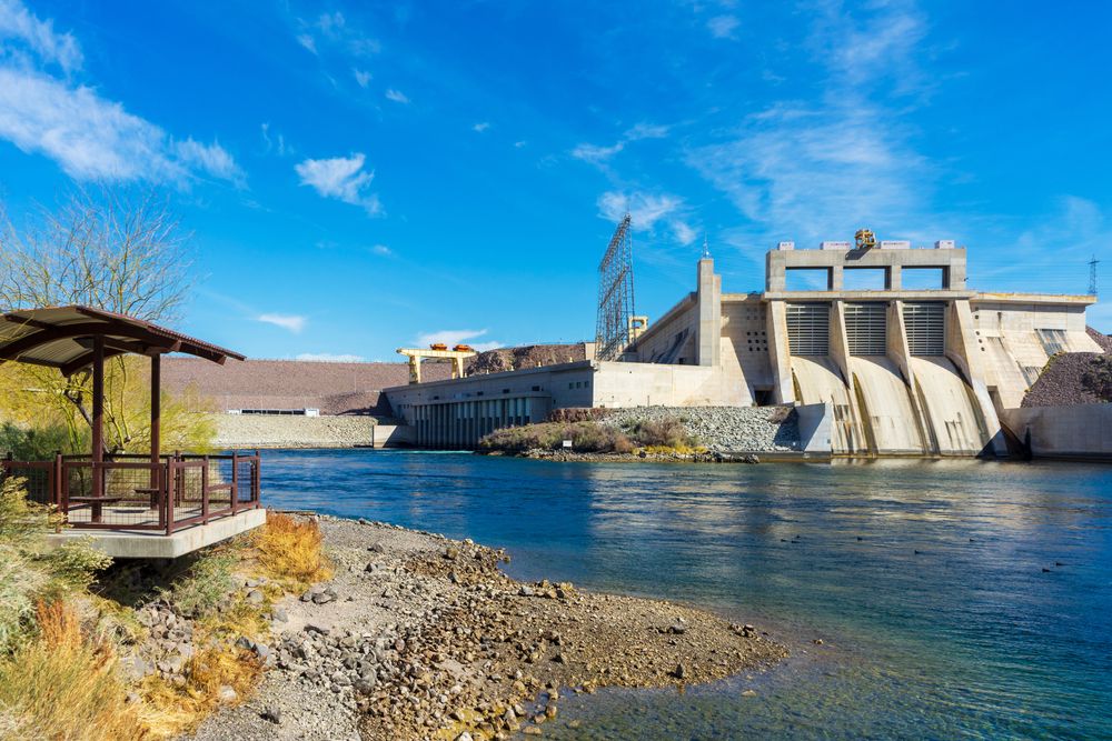 View of Davis Dam