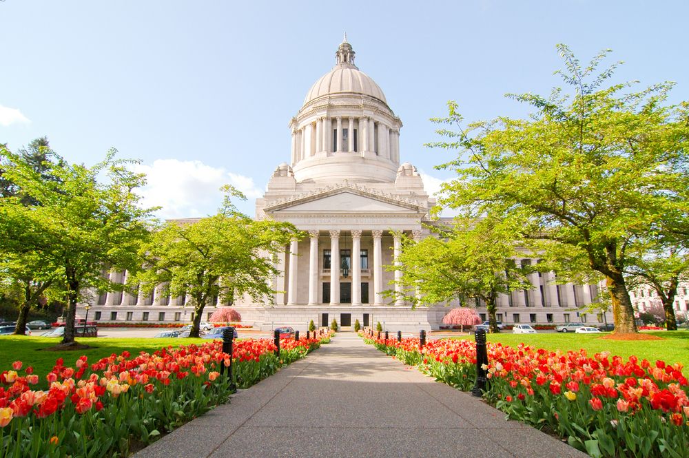 Exterior of the Washington State Capitol