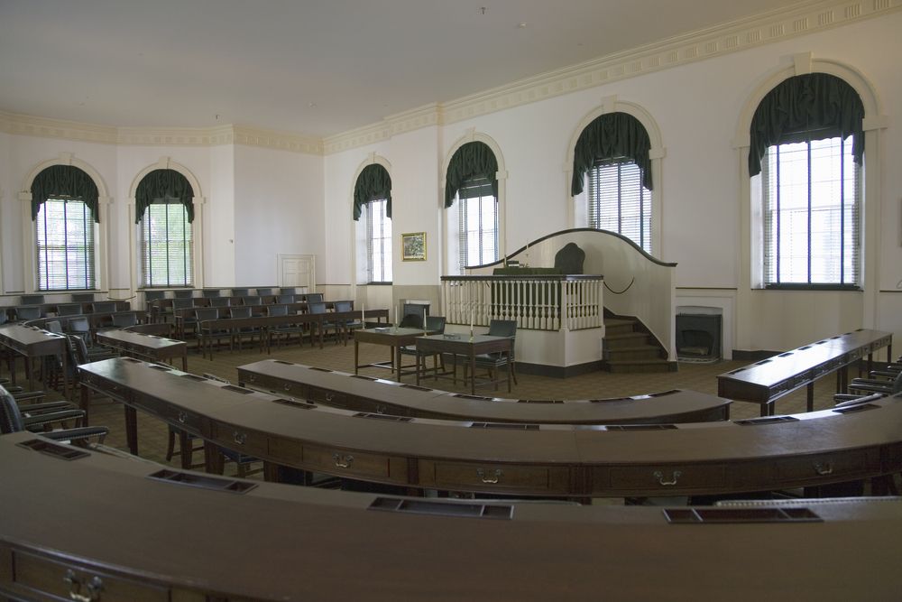 House of representatives hall in Independence Hall