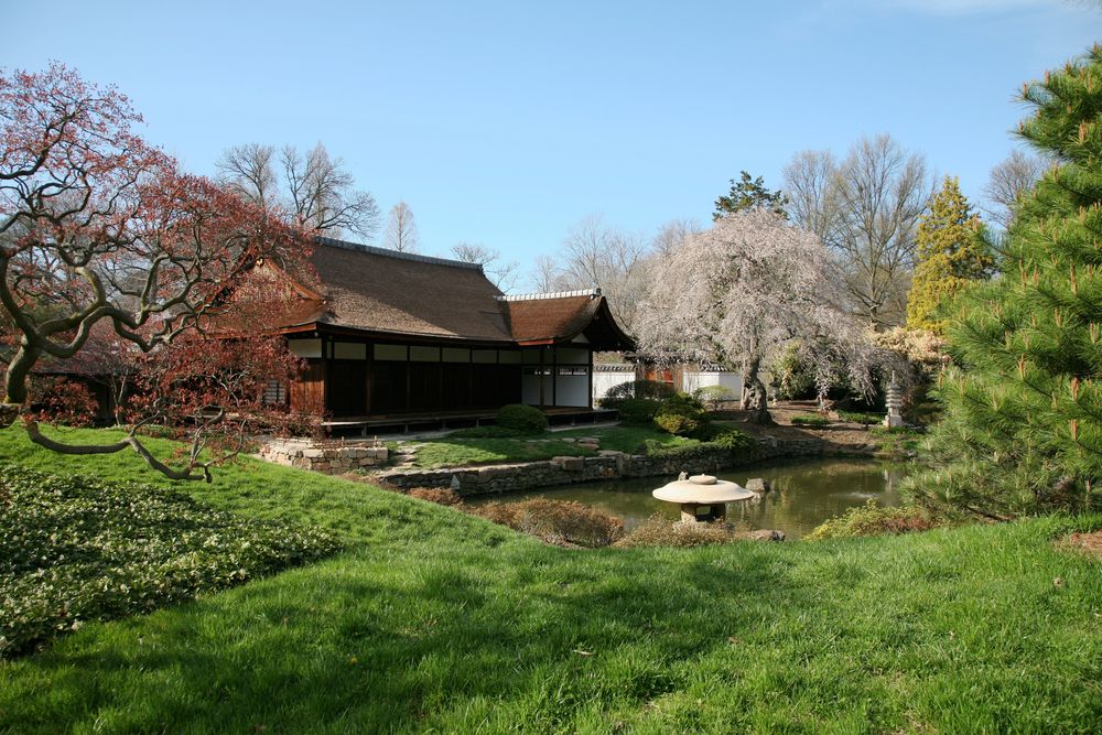 Daytime view of Shofuso Japanese House and Garden