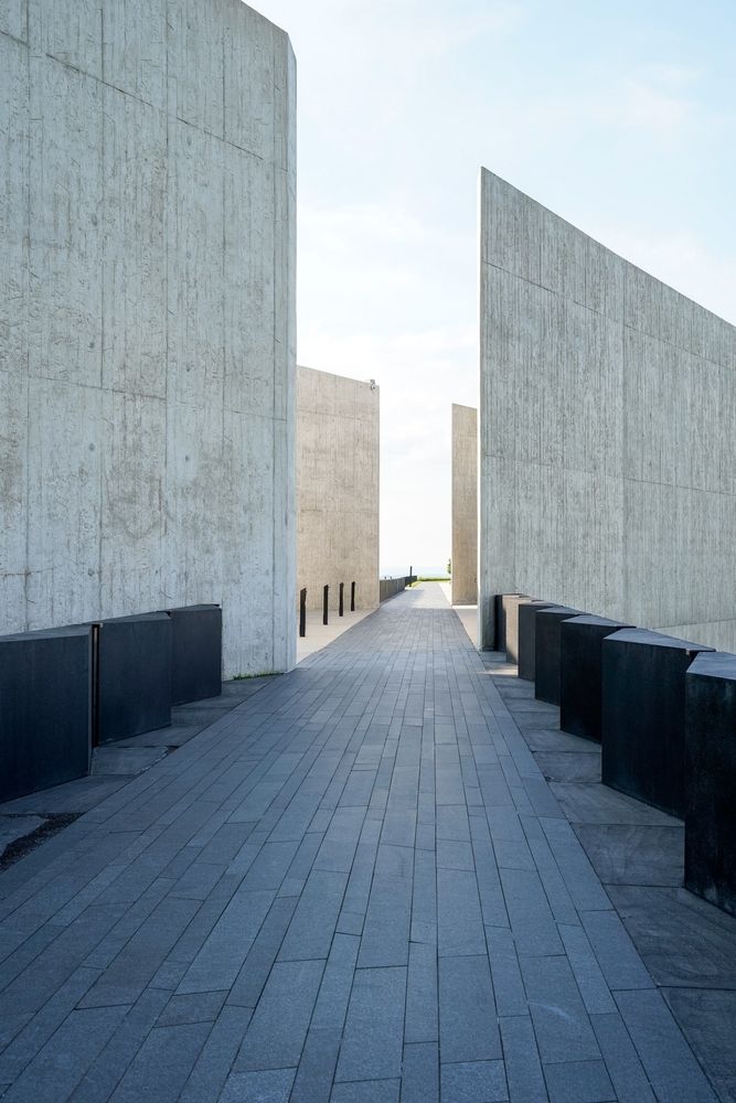 The walls of Flight 93 National Memorial