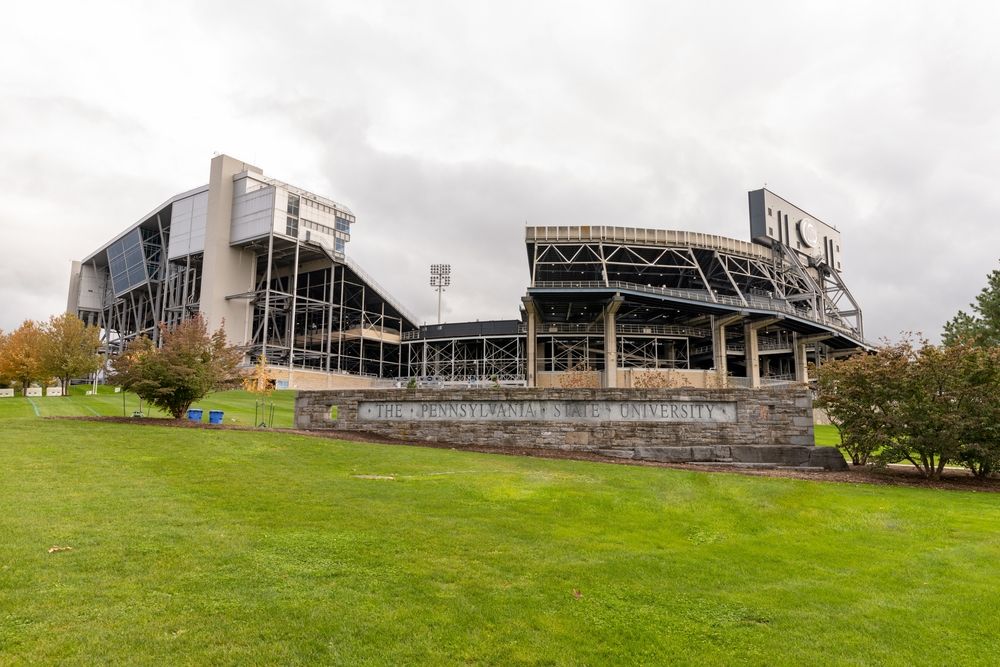 Beaver stadium at Pennsylvania State University Campus