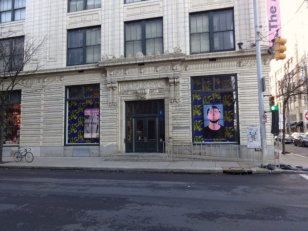 Entrance doors of The Andy Warhol Museum