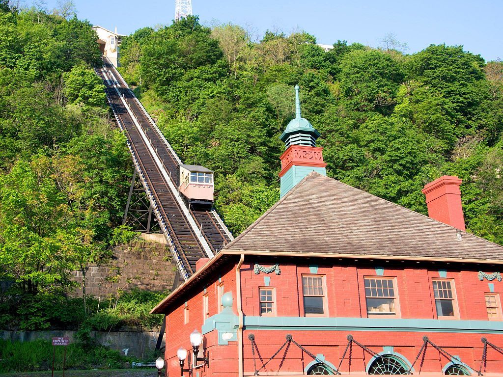 The base of Monongahela Incline