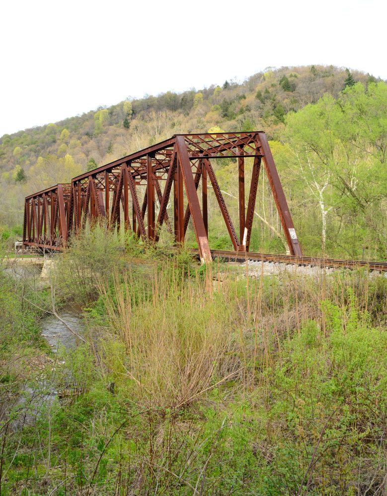 An old bridge at Oil Creek State Park