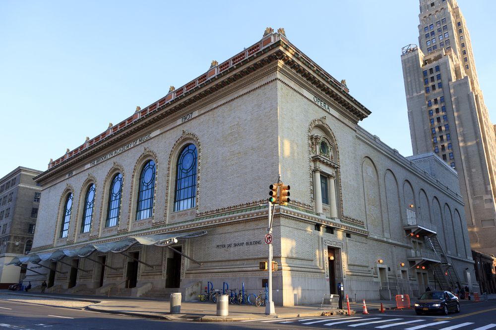 Exterior of the brooklyn academy of music building.
