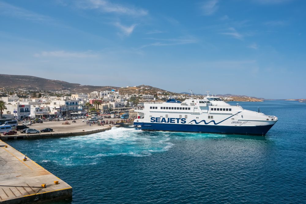 Paros to santorini ferry