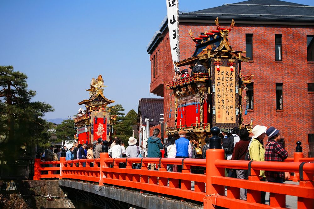 Floats in Takayama Festival