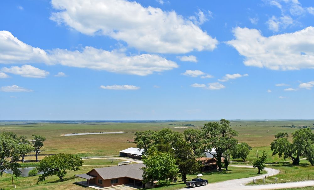Aerial view of Pioneer Woman Lodge
