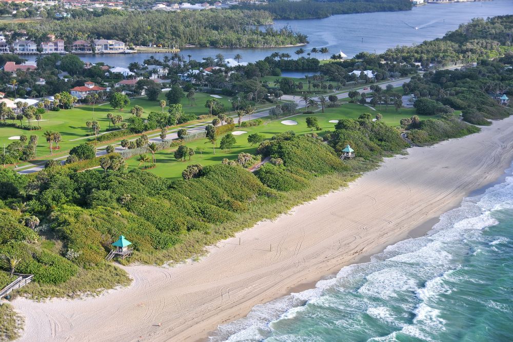 Aerial view of Municipal Beach