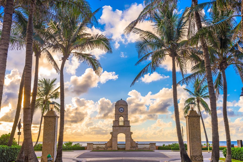 Scenic view of Worth Avenue Clock Tower