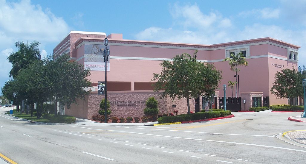 Exterior of Boca Raton Museum of Art