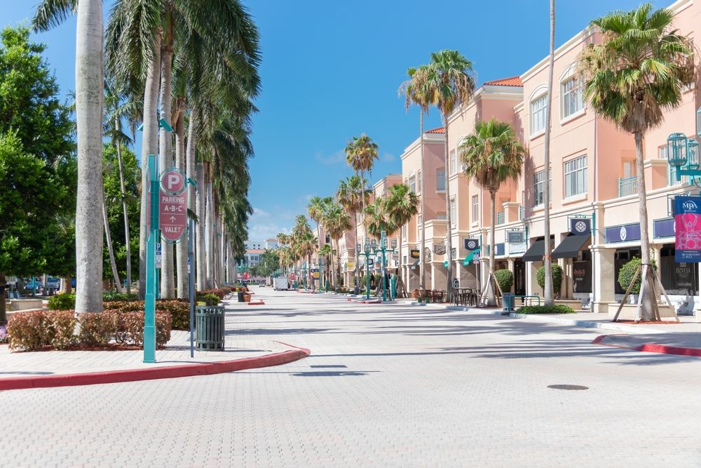 Buildings along Boca Raton