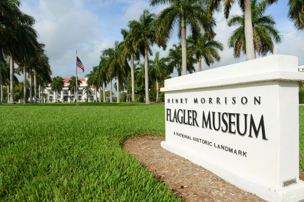 Signage of the Flagler Museum