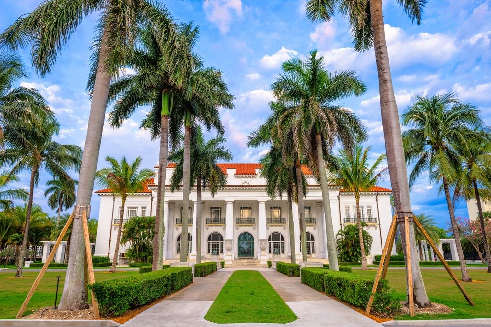 Exterior of the Flagler Museum