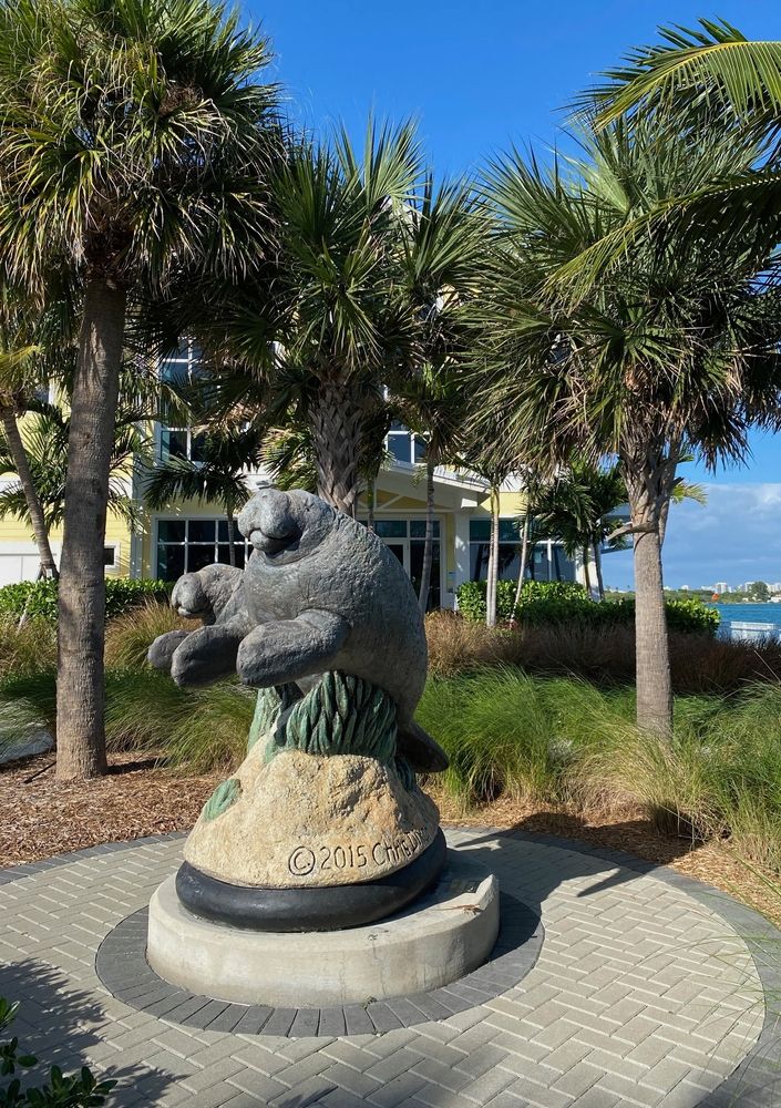 Sculpture at Manatee Lagoon