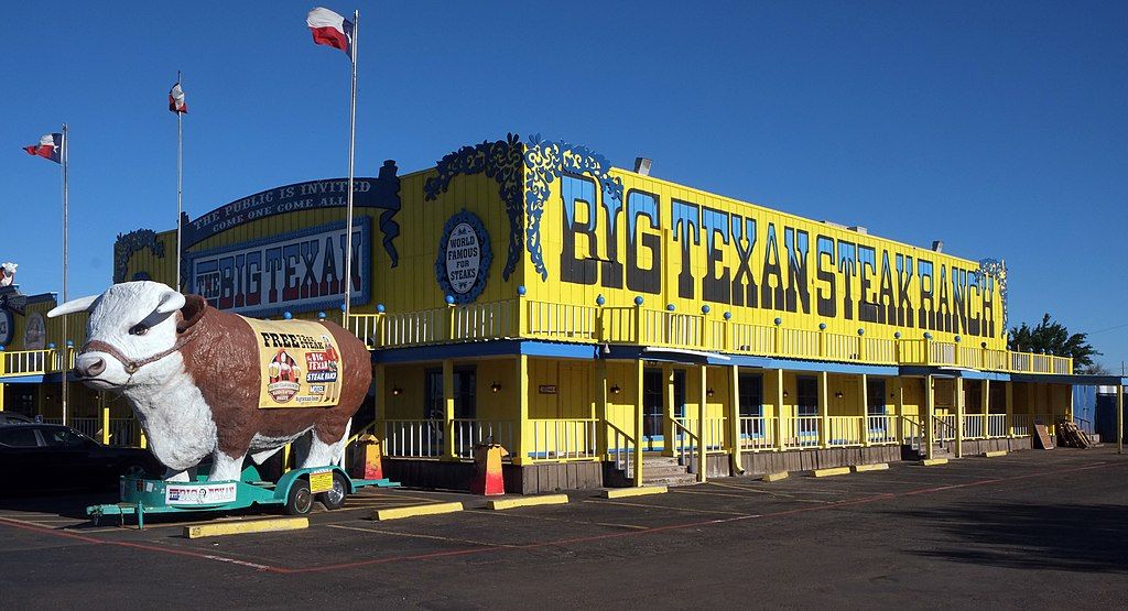 Exterior of the Big Texan Steak Ranch and Brewery