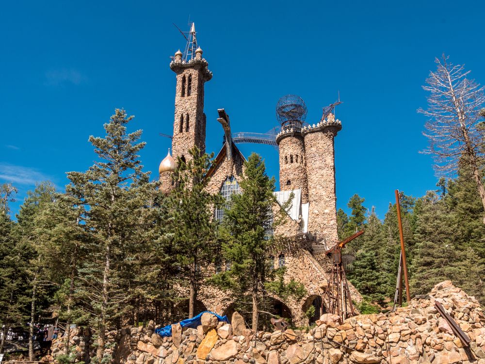Exterior of Bishop Castle