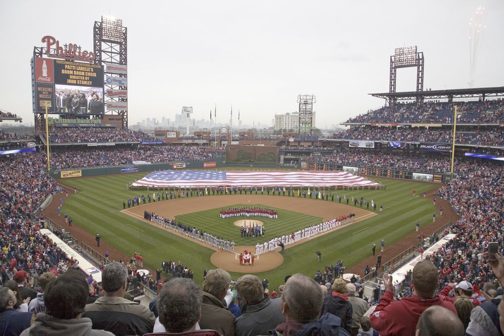 The field of Citizens Bank Park