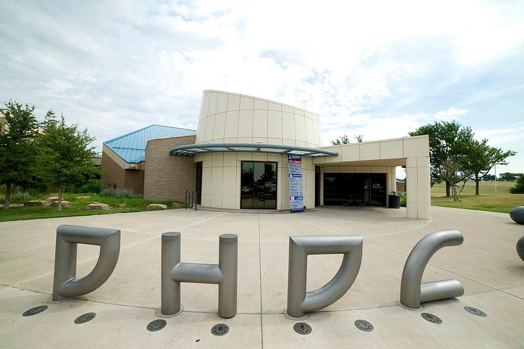 Exterior of the Don Harrington Discovery Center and Space Theater