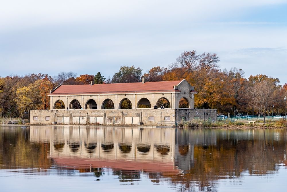 A building at FDR Park