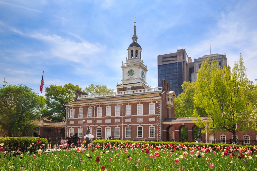 Exterior of the Independence Hall
