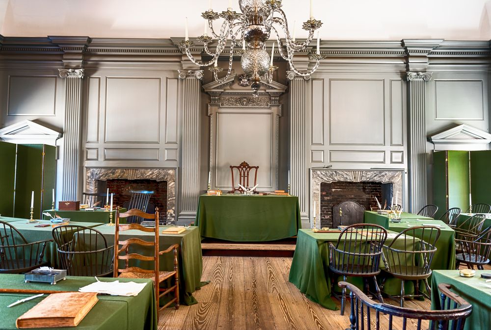 Assembly room in the Independence Hall