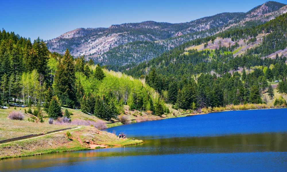 The waters of Lake Isabel