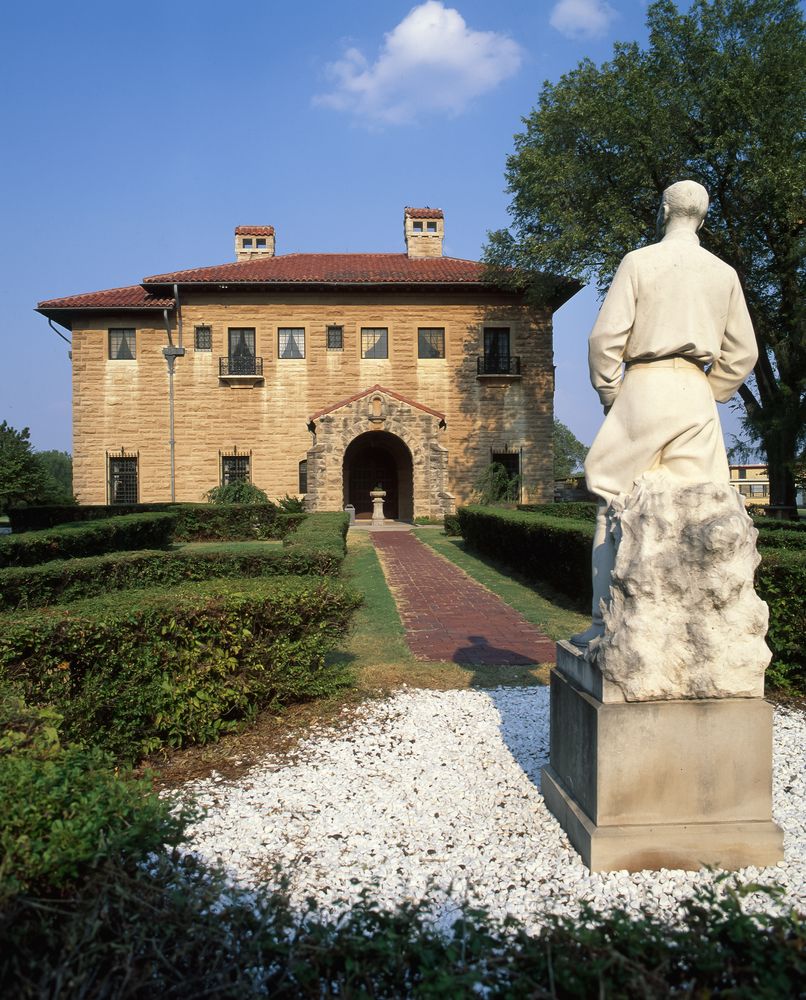 Exterior of the Marland Mansion