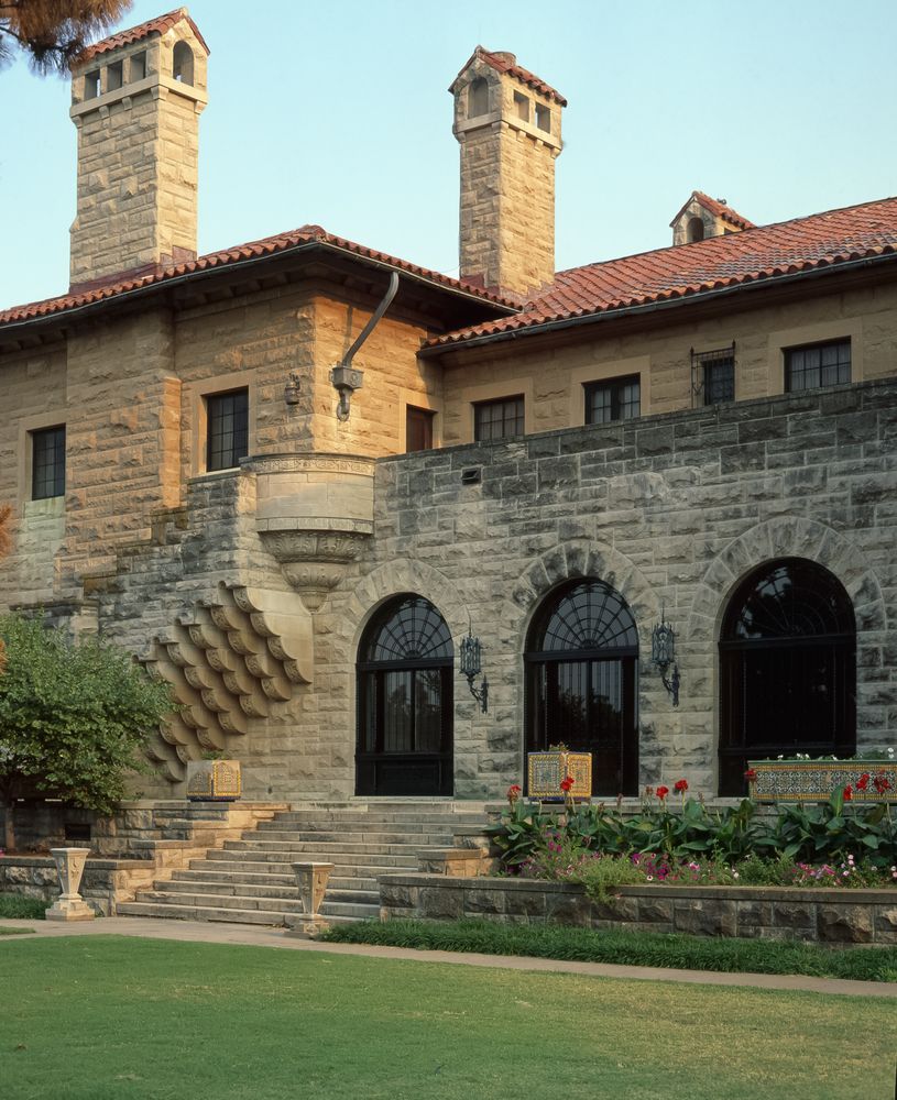 Facade of the Marland Mansion
