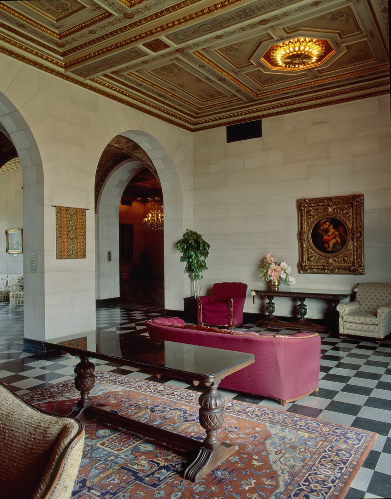 Interior of the Marland Mansion