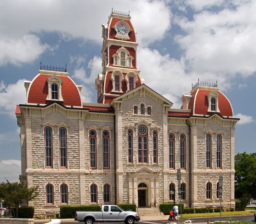 Exterior of the Historic Parker County Courthouse