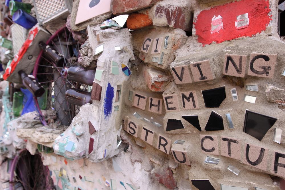 Details of Philadelphia’s Magic Gardens