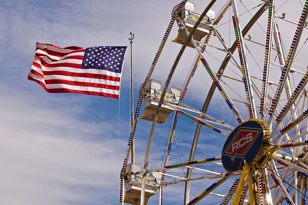A ferris wheel at the Pima County Fair