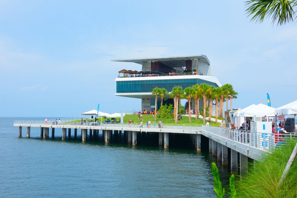 Daytime view of St. Pete Pier
