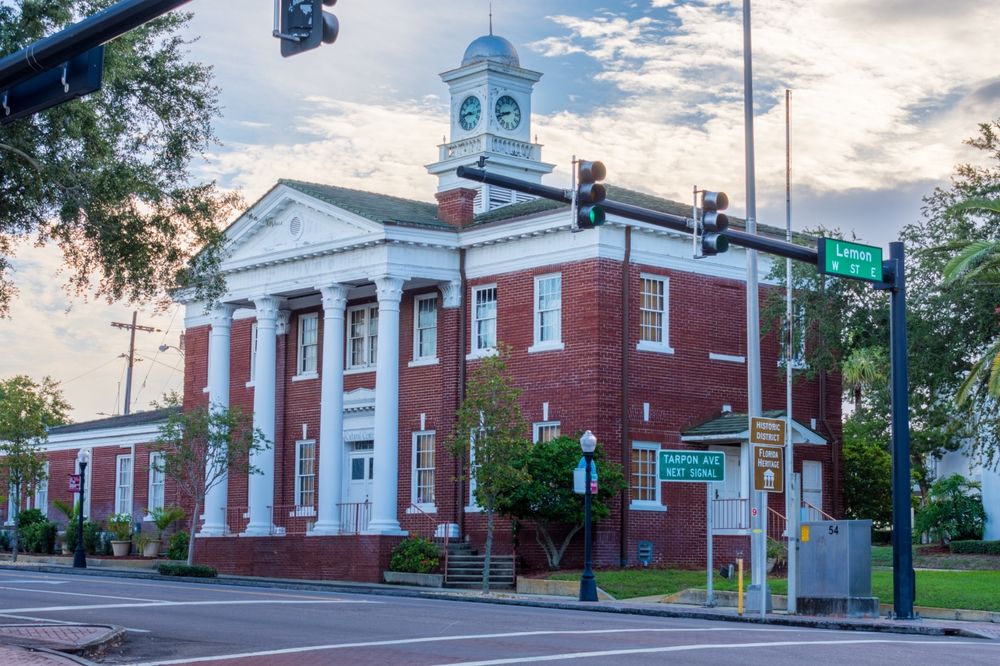Exterior of Tarpon Springs Performing Arts and Cultural Center