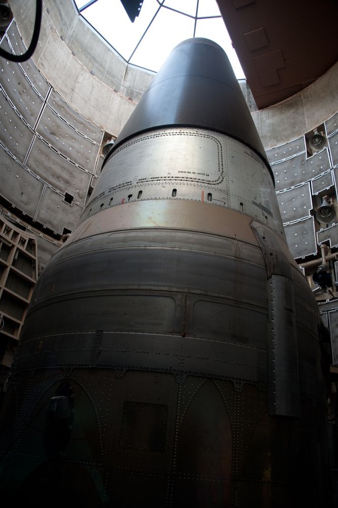 A missile in the Titan Missile Museum